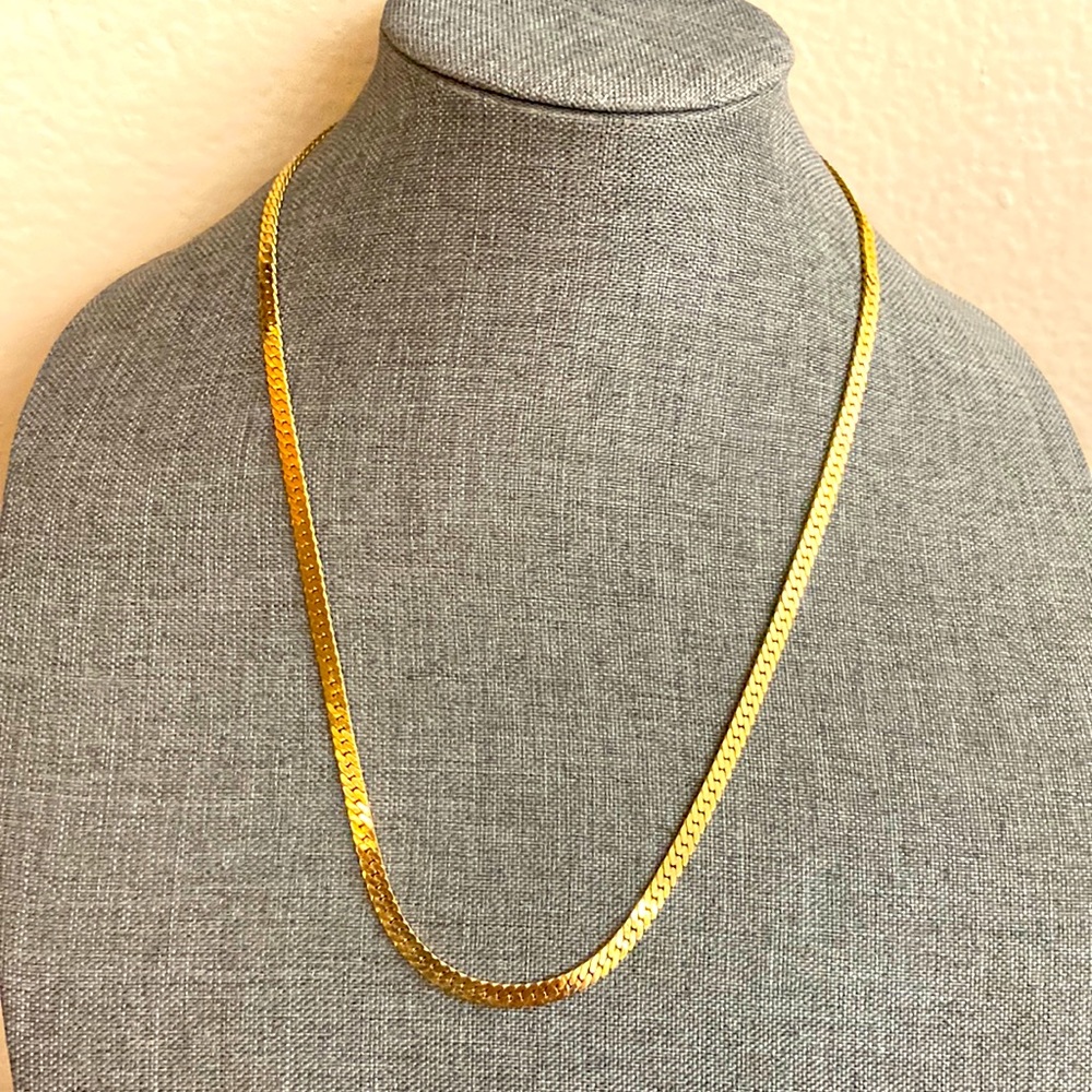 Vintage Korea 14KGP 23” inch long Chain